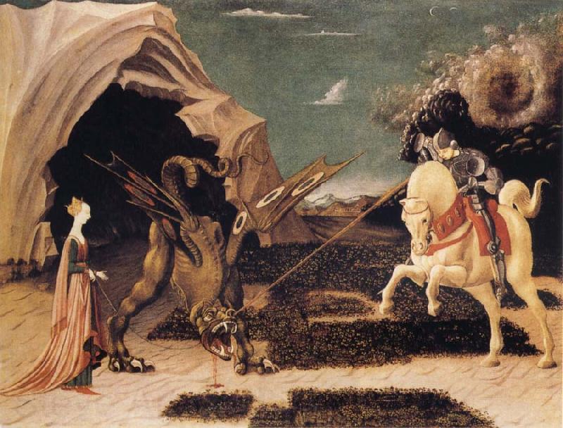 UCCELLO, Paolo St George and the Dragon France oil painting art